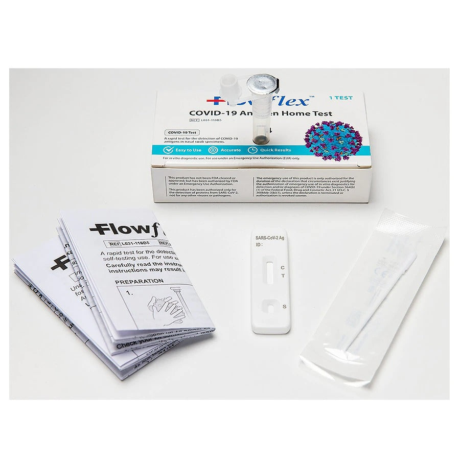 FlowFlex SARS-CoV-2 COVID-19 Low Level Nasal Non-Invasive Swab Antigen Rapid Test Kits
