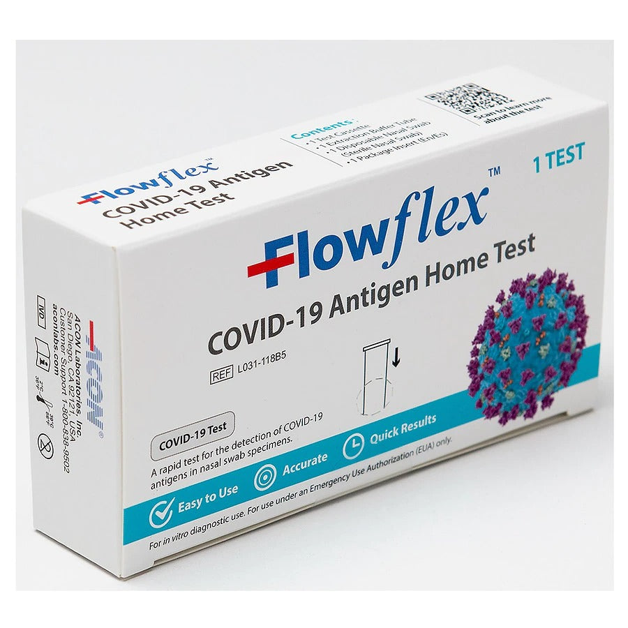 FlowFlex SARS-CoV-2 COVID-19 Low Level Nasal Non-Invasive Swab Antigen Rapid Test Kits