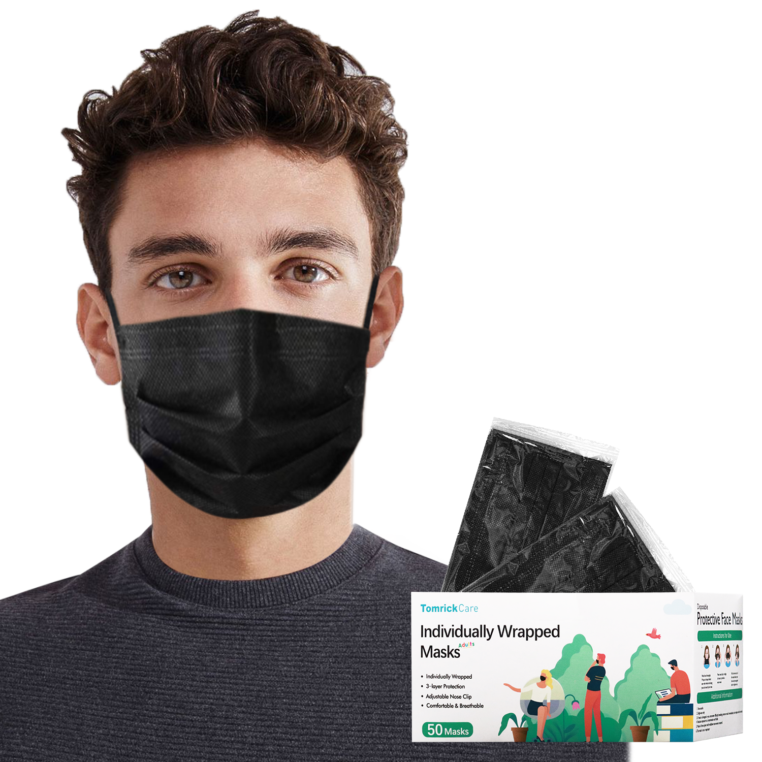 Disposable Face Mask （50PCS）