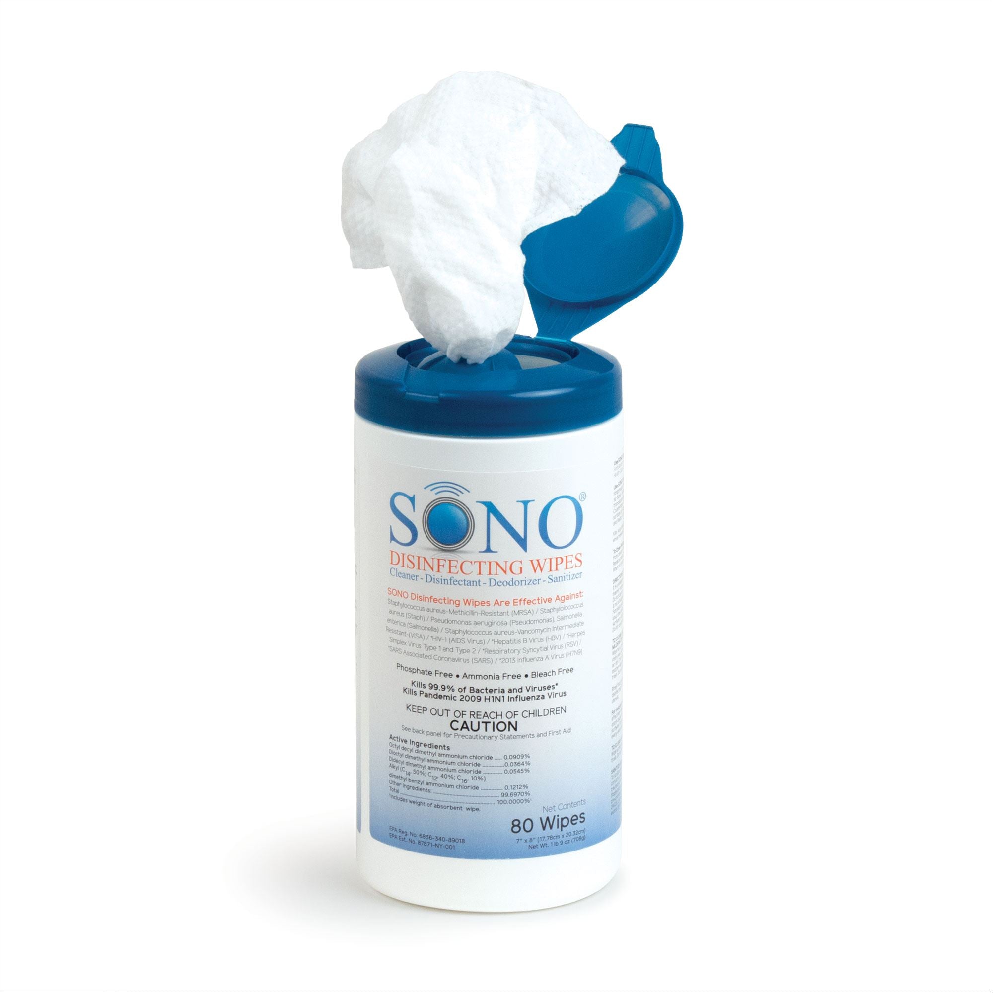 SONO Disinfecting Wipes (80ct)